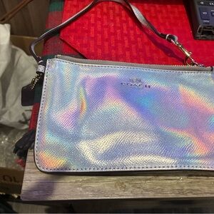 Coach Holographic Wristlet
